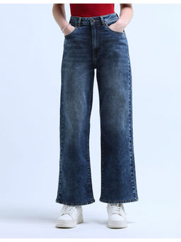U.S. POLO ASSN. - Wide Leg Fit Blue Jeans