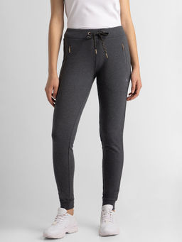 Van Heusen Woman Lingerie and Athleisure - Smart Tech+Easy Stain Release Joggers Charcoal Melange
