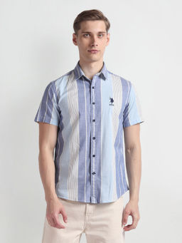 U.S. Polo Assn. Denim Co. - Vertical Stripe Cotton Shirt