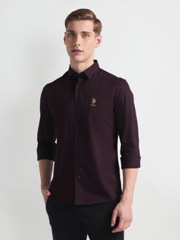 U.S. Polo Assn. Denim Co. - French Placket Solid Shirt