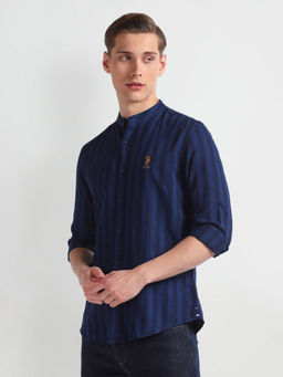 U.S. Polo Assn. Denim Co. - Vertical Stripe Cotton Shirt