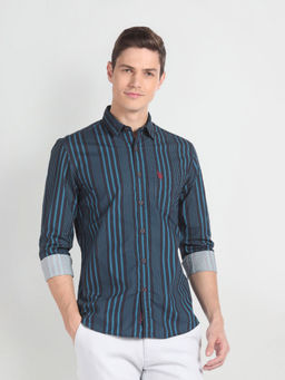 U.S. Polo Assn. Denim Co. - Vertical Stripe Cotton Shirt