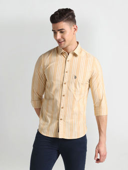 U.S. Polo Assn. Denim Co. - Vertical Stripe Dobby Shirt