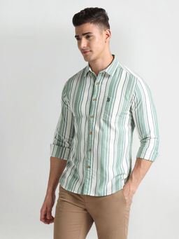 U.S. Polo Assn. Denim Co. - Vertical Stripe Slim Fit Shirt