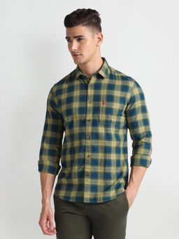 U.S. Polo Assn. Denim Co. - Tartan Check Herringbone Shirt