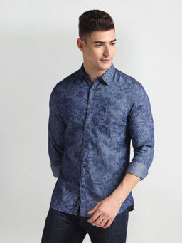 U.S. Polo Assn. Denim Co. - Print Chambray Shirt