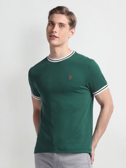 U.S. Polo Assn. Denim Co. - Round Neck Solid T-Shirt