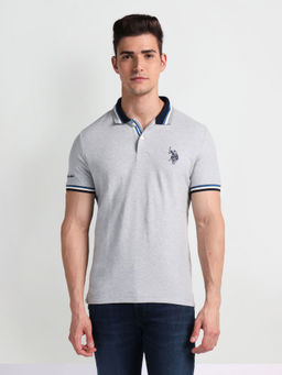 U.S. Polo Assn. Denim Co. - Slim Fit Heathered Polo T-Shirt