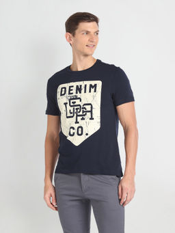 U.S. Polo Assn. Denim Co. - Round Neck Printed T-Shirt