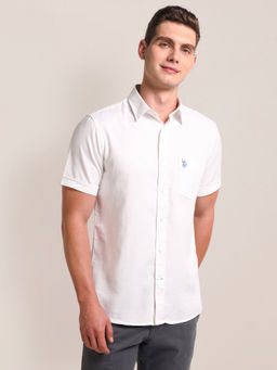 U.S. POLO ASSN. - Tailored Regular Fit Solid Shirt