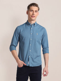 U.S. POLO ASSN. - Premium Cotton Solid Shirt