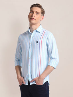 U.S. POLO ASSN. - Premium Cotton Vertical Stripe Shirt