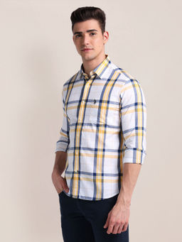 U.S. POLO ASSN. - Premium Cotton Checks Weave Shirt