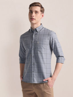U.S. POLO ASSN. - Windowpane Check Dobby Shirt