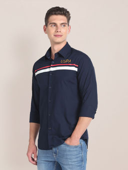U.S. POLO ASSN. - Horizontal Stripe Cotton Shirt