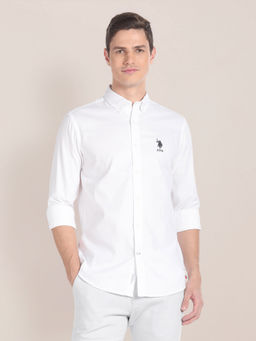 U.S. POLO ASSN. - Premium Cotton Solid Shirt