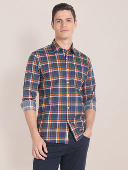 U.S. POLO ASSN. - Cutaway Collar Tartan Check Shirt