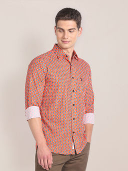 U.S. POLO ASSN. - Print Regular Fit Shirt