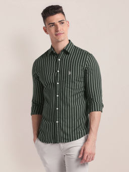 U.S. POLO ASSN. - Premium Cotton Vertical Stripe Shirt