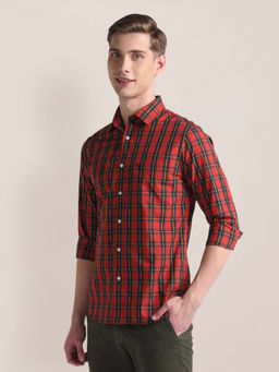 U.S. POLO ASSN. - Windowpane Check Tailored Fit Shirt