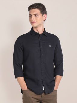 U.S. POLO ASSN. - Linen Regular Fit Shirt