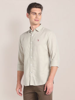 U.S. POLO ASSN. - Linen Regular Fit Shirt