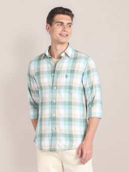 U.S. POLO ASSN. - Plaid Check Premium Cotton Shirt