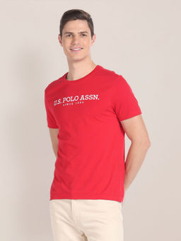 U.S. POLO ASSN. - Brand Embroidered Cotton T-Shirt