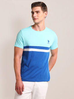 U.S. POLO ASSN. - Colour Block Slim Fit T-Shirt