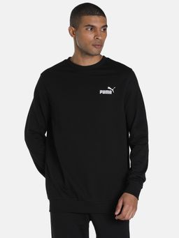 Puma - Ess Logo Crew Sweat Men Black Sweatshirt