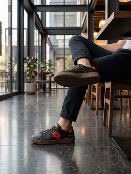 LOTTO - Autograph Og Slip On Black Sneakers For Men