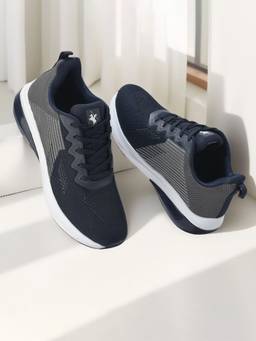 Cantabil - Lightweight & Comfortable With Cushioned Insole Walking Shoes For Mens Navy Blue