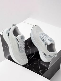 Cantabil - Lightweight & Comfortable With Cushioned Insole Walking Shoes For Mens Grey