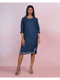 The House of Hemp - Midnight Weave Dress