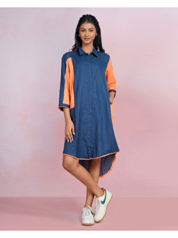 The House of Hemp - Sunset Tide Shirt Dress
