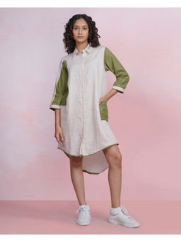 The House of Hemp - Fern Haze Shirt Dress