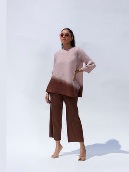 O-PAP STYLE - Women Brown Ombre Sasha Top with Pant