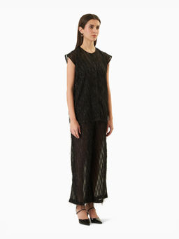 TRISARA - Fringe Flair Co-Ord Set with Pant