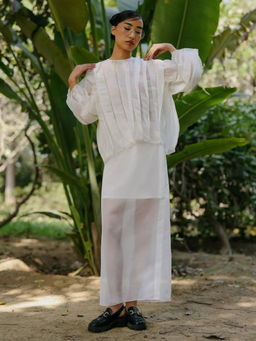 TRISARA - Maris Pleated Flow Co-Ord Set with Pant