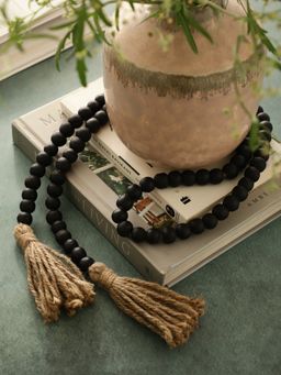 Glimpse Homes - Black Farmhouse Wooden Bead Garland
