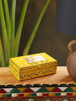 Revive Home - Yellow Puja Decorative Box