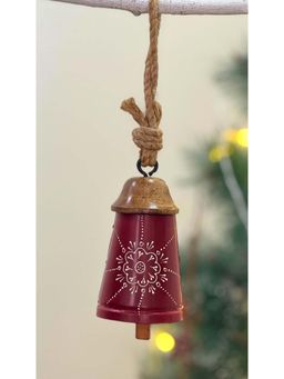 Revive Home - Red Handcrafted Rustic Hanging Iron Bell
