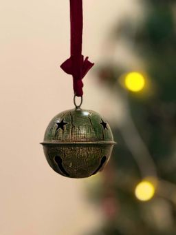 Revive Home - Green Vintage Charm Holiday Bell