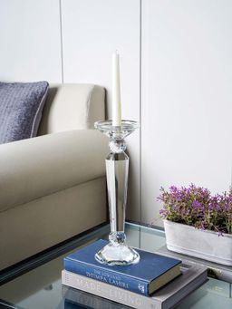 Pure Home + Living - Large Zinta Crystal Candlestick