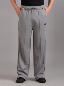 SKECHERS - Men Straight Side Slit Grey Tackpant