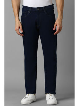Louis Philippe - Men Navy Blue Slim Fit Jeans