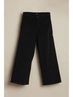 Allen Solly - Boys Black Solid Trousers