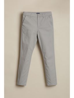 Allen Solly - Boys Grey Textured Trousers