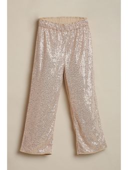 Allen Solly - Girls Beige Embellished Trousers