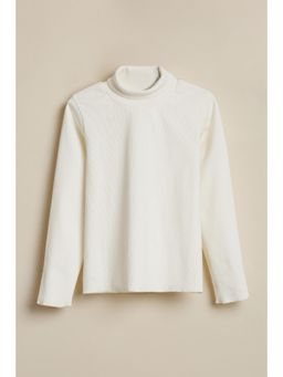 Allen Solly - Girls White Solid Casual Top